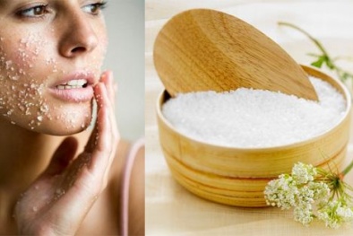 Mẹo hay trị mụn, 'viêm cánh' từ muối